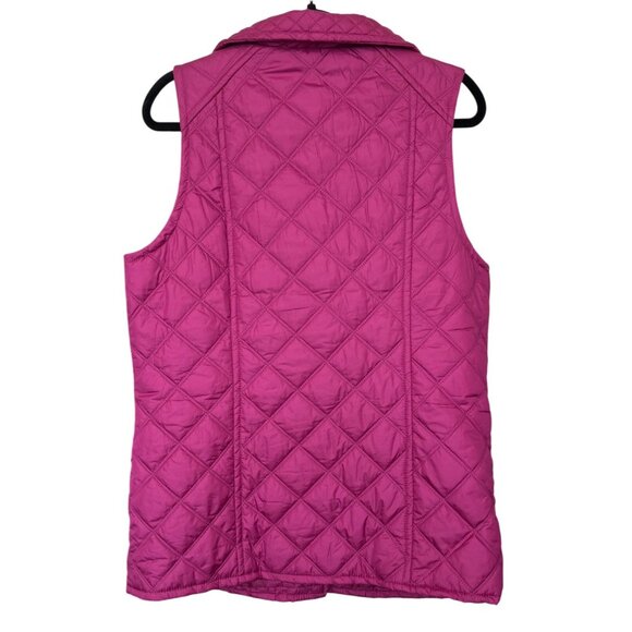 Marc New York Andrew Marc Fuchsia Quilted Zip Vest Size Medium NWT - Picture 3 of 11